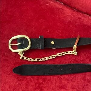 Rag&bone Black and Gold Chain Belt Used